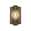 Brass 1-Gang Toggle Wall Plate (1-Pack) by Nostalgic Warehouse