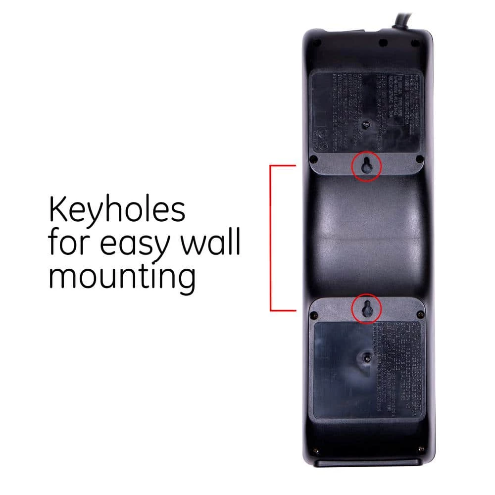 10-Outlet 2 USB Port Premium Surge Protector 3 10-Outlet 2 USB Port Premium Surge Protector - Image 3