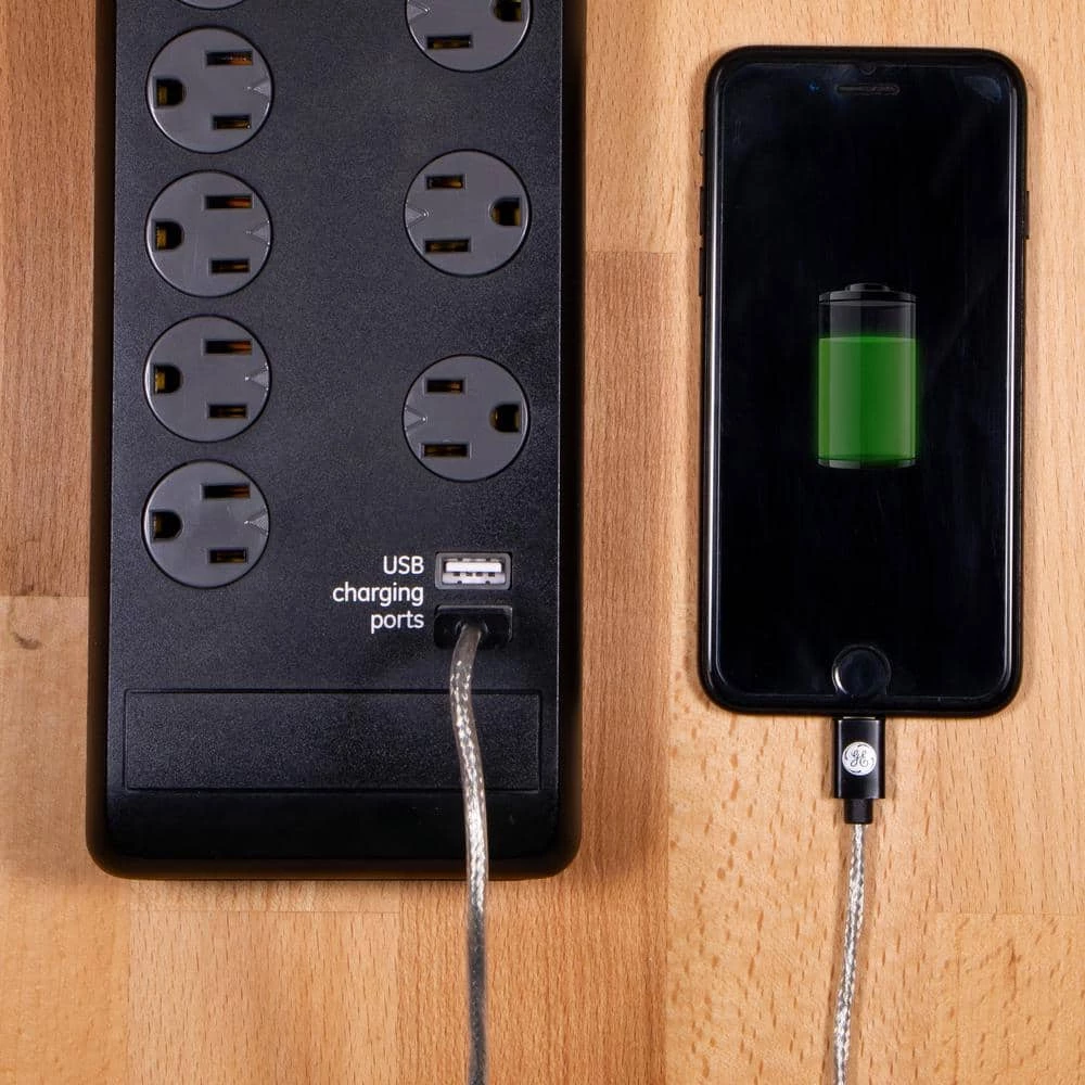 10-Outlet 2 USB Port Premium Surge Protector 6 10-Outlet 2 USB Port Premium Surge Protector - Image 6