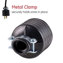 Heavy Duty Grounding Plug by GE 10 Heavy Duty Grounding Plug by GE -Home Electronics Shop black ge electrical plugs connectors 52146 1f 1000