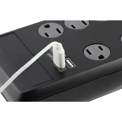 6 ft. 10-Outlet and 2-USB Port, 2.1 Amp, 3000 Joules Surge Protector 10 6 ft. 10-Outlet and 2-USB Port, 2.1 Amp, 3000 Joules Surge Protector -Home Electronics Shop black ge surge protectors 13476 44 1000