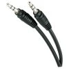 3 ft. 3.5mm Dual Shielded Audio Auxiliary Cable in Black by GE