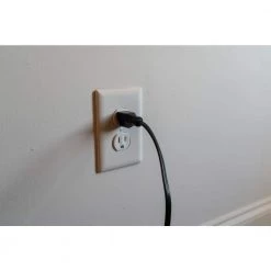 8 ft. 16/3 SPT-2 Indoor Multi-Outlet (3) Extension Cord with Cube Tap by Woods -Home Electronics Shop black woods general purpose cords 2611 1f 1000