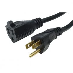 25 ft. 16/3 Indoor Medium-Duty Extension Cord by Woods -Home Electronics Shop black woods general purpose cords 5601 c3 1000