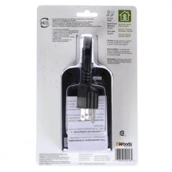 15-Amp Outdoor Plug-In Daily Block Heater Dual-Outlet Digital Timer, Black by Woods 11 15-Amp Outdoor Plug-In Daily Block Heater Dual-Outlet Digital Timer, Black by Woods -Home Electronics Shop black woods outdoor lighting accessories 50016wd 44 1000