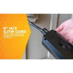 Dusk to Dawn Plug-In Outdoor Lighting Timer by Woods 17 Dusk to Dawn Plug-In Outdoor Lighting Timer by Woods -Home Electronics Shop black woods outdoor lighting accessories 50121wd 1d 1000