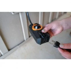 Dusk to Dawn Plug-In Outdoor Lighting Timer by Woods 22 Dusk to Dawn Plug-In Outdoor Lighting Timer by Woods -Home Electronics Shop black woods outdoor lighting accessories 50121wd 1f 1000