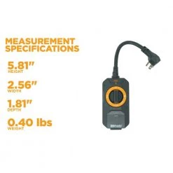 Dusk to Dawn Plug-In Outdoor Lighting Timer by Woods 25 Dusk to Dawn Plug-In Outdoor Lighting Timer by Woods -Home Electronics Shop black woods outdoor lighting accessories 50121wd 31 1000