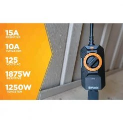 Dusk to Dawn Plug-In Outdoor Lighting Timer by Woods 21 Dusk to Dawn Plug-In Outdoor Lighting Timer by Woods -Home Electronics Shop black woods outdoor lighting accessories 50121wd 4f 1000