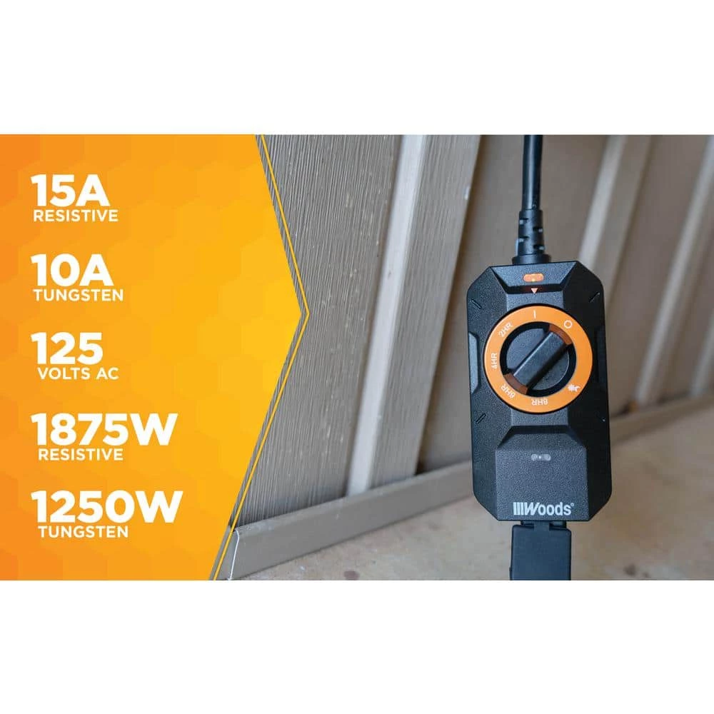 Dusk to Dawn Plug-In Outdoor Lighting Timer by Woods 9 Dusk to Dawn Plug-In Outdoor Lighting Timer by Woods - Image 9