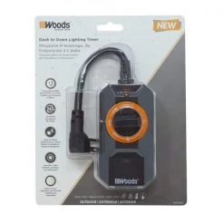 Dusk to Dawn Plug-In Outdoor Lighting Timer by Woods 20 Dusk to Dawn Plug-In Outdoor Lighting Timer by Woods -Home Electronics Shop black woods outdoor lighting accessories 50121wd c3 1000