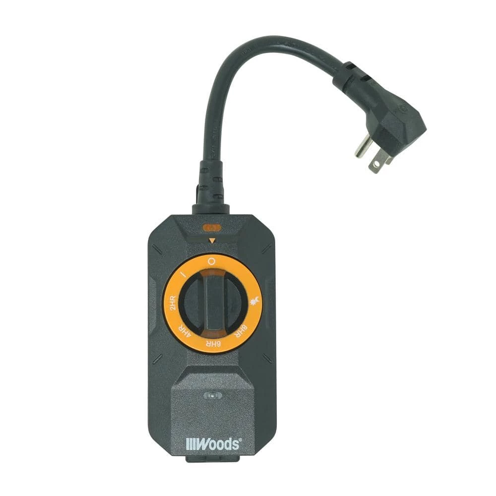 Dusk to Dawn Plug-In Outdoor Lighting Timer by Woods 2 Dusk to Dawn Plug-In Outdoor Lighting Timer by Woods - Image 2