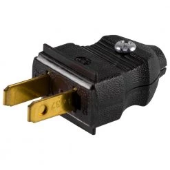 15 Amp 125-Volt Quick Wire Plug, Brown (2-Pack) by GE