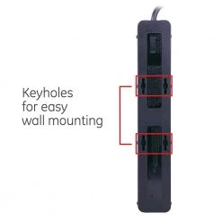 5-Outlet 2-USB Designer Surge Protector, Brushed Nickel 10 5-Outlet 2-USB Designer Surge Protector, Brushed Nickel -Home Electronics Shop brushed nickel ge surge protectors 30572 44 1000