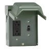 20 Amp Backyard Outlet with Switch and GFI Receptacle by GE