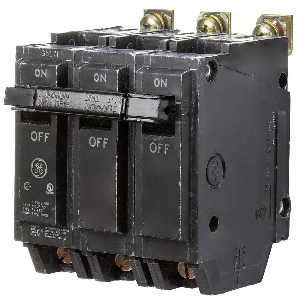 90 Amp Three Pole Bolt-On Breaker by GE 2 90 Amp Three Pole Bolt-On Breaker by GE - Image 2