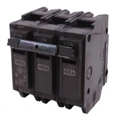 Q-Line 40 Amp 3 in. Triple-Pole Circuit Breaker by GE 8 Q-Line 40 Amp 3 in. Triple-Pole Circuit Breaker by GE -Home Electronics Shop ge 3 pole breakers thql32040 1f 1000