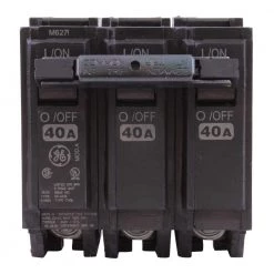 Q-Line 40 Amp 3 in. Triple-Pole Circuit Breaker by GE 7 Q-Line 40 Amp 3 in. Triple-Pole Circuit Breaker by GE -Home Electronics Shop ge 3 pole breakers thql32040 4f 1000