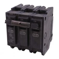 Q-Line 50 Amp 3 in. Triple-Pole Circuit Breaker by GE 8 Q-Line 50 Amp 3 in. Triple-Pole Circuit Breaker by GE -Home Electronics Shop ge 3 pole breakers thql32050 1f 1000