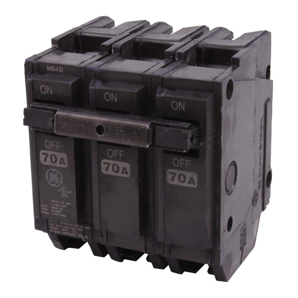 Q-Line 70 Amp 3 in. Triple-Pole Circuit Breaker by GE 5 Q-Line 70 Amp 3 in. Triple-Pole Circuit Breaker by GE - Image 5