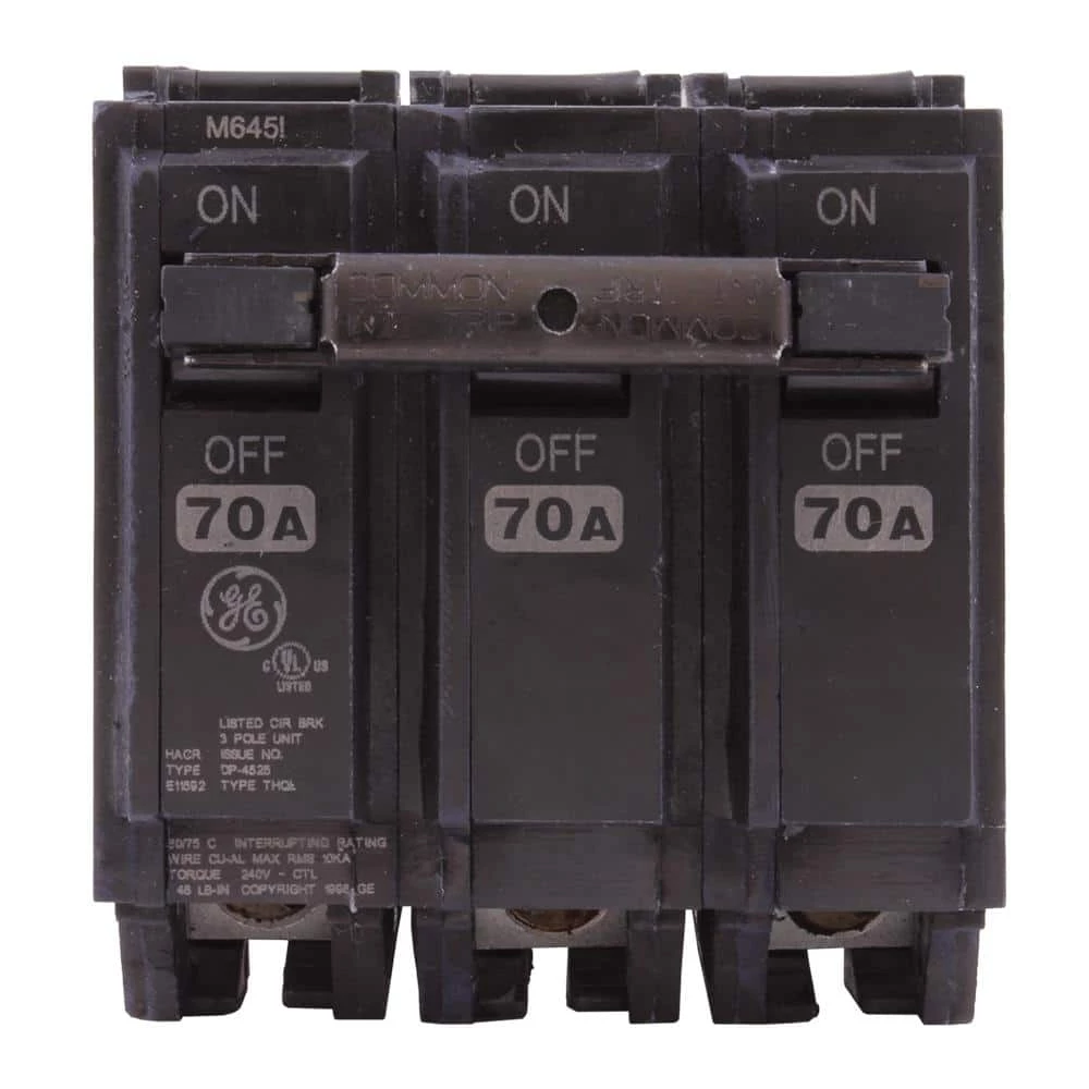 Q-Line 70 Amp 3 in. Triple-Pole Circuit Breaker by GE 3 Q-Line 70 Amp 3 in. Triple-Pole Circuit Breaker by GE - Image 3