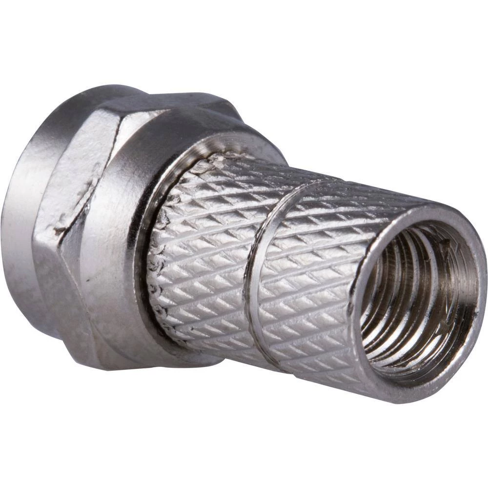 RG59 Twist-On F-Type Connector, Coax Connection (100-Pack) by GE 2 RG59 Twist-On F-Type Connector, Coax Connection (100-Pack) by GE - Image 2