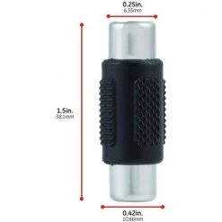 RCA Extension Adapter (100-Pack) by GE -Home Electronics Shop ge cable adapters extenders 51243 1f 1000