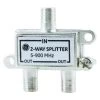 2-Way Coaxial Cable Splitter (8-Pack) in Nickel/Silver by GE