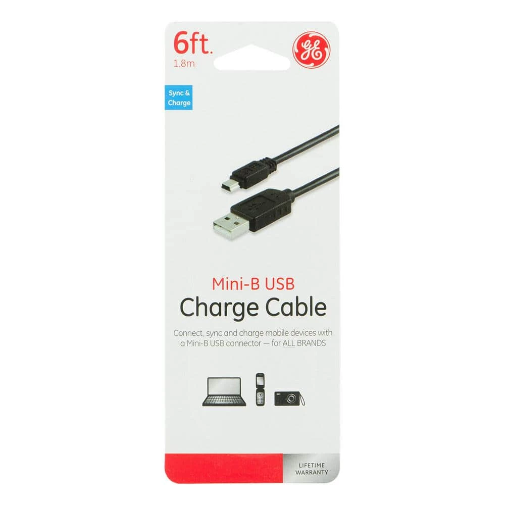 USB 2.0 Mini Device, 6 ft. Cable by GE 5 USB 2.0 Mini Device, 6 ft. Cable by GE - Image 5