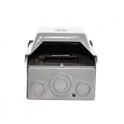 60 Amp 240-Volt Non-Fuse AC Disconnect with GFCI Receptacle by GE -Home Electronics Shop ge disconnects tfn60rgfrcp 44 1000