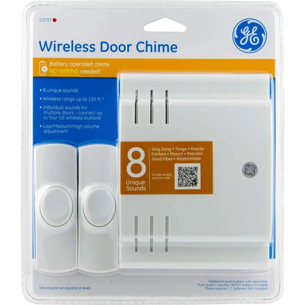 Wireless Door Chime with 8 Unique Sounds by GE 7 Wireless Door Chime with 8 Unique Sounds by GE - Image 7