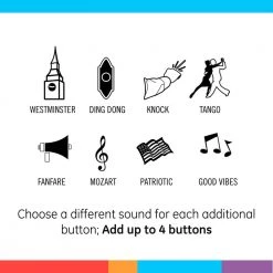 Wireless 8-Melody Wall Outlet Door Chime by GE 10 Wireless 8-Melody Wall Outlet Door Chime by GE -Home Electronics Shop ge doorbell kits 19300 44 1000