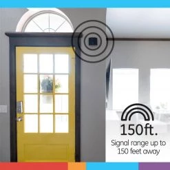 Wireless Battery Operated Door Bell Kit with 1 Receiver, 2 Push, Buttons Black by GE 11 Wireless Battery Operated Door Bell Kit with 1 Receiver, 2 Push, Buttons Black by GE -Home Electronics Shop ge doorbell kits 45202 fa 1000