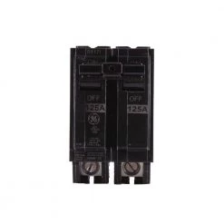 Q-Line 125 Amp 2 in. Double Pole Circuit Breaker by GE -Home Electronics Shop ge double pole breakers thql21125p 4f 1000