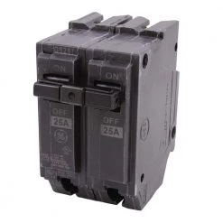 25 Amp 2 in. Double-Pole Circuit Breaker by GE -Home Electronics Shop ge double pole breakers thql2125 1f 1000