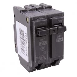25 Amp 2 in. Double-Pole Circuit Breaker by GE -Home Electronics Shop ge double pole breakers thql2125 44 1000