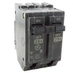 25 Amp 2 in. Double-Pole Circuit Breaker by GE