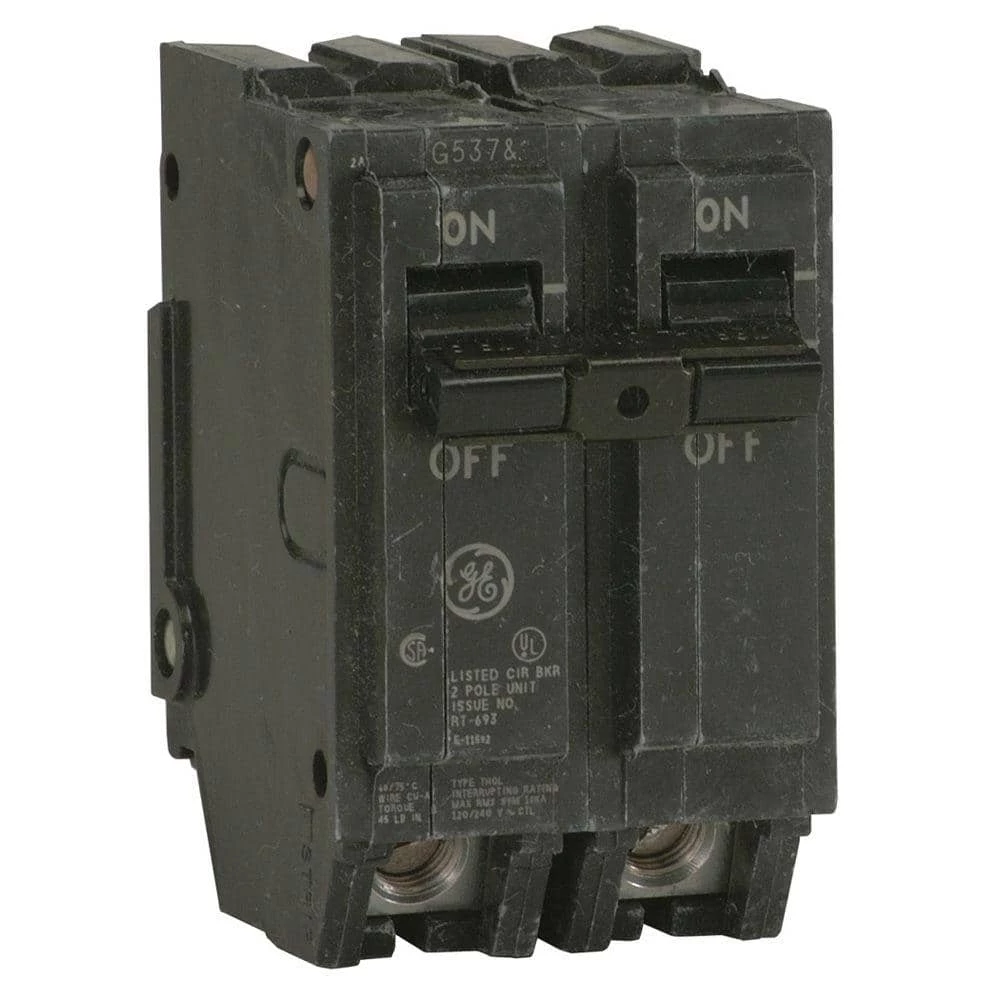 Q-Line 30 Amp 2 in. Double-Pole Circuit Breaker by GE 1 Q-Line 30 Amp 2 in. Double-Pole Circuit Breaker by GE