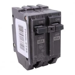 45 Amp 2 in. Double-Pole Circuit Breaker by GE -Home Electronics Shop ge double pole breakers thql2145 44 1000