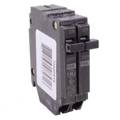 Q-Line 15 Amp 1 in. Double Pole Circuit Breaker by GE 7 Q-Line 15 Amp 1 in. Double Pole Circuit Breaker by GE -Home Electronics Shop ge double pole breakers thqp215 1f 1000