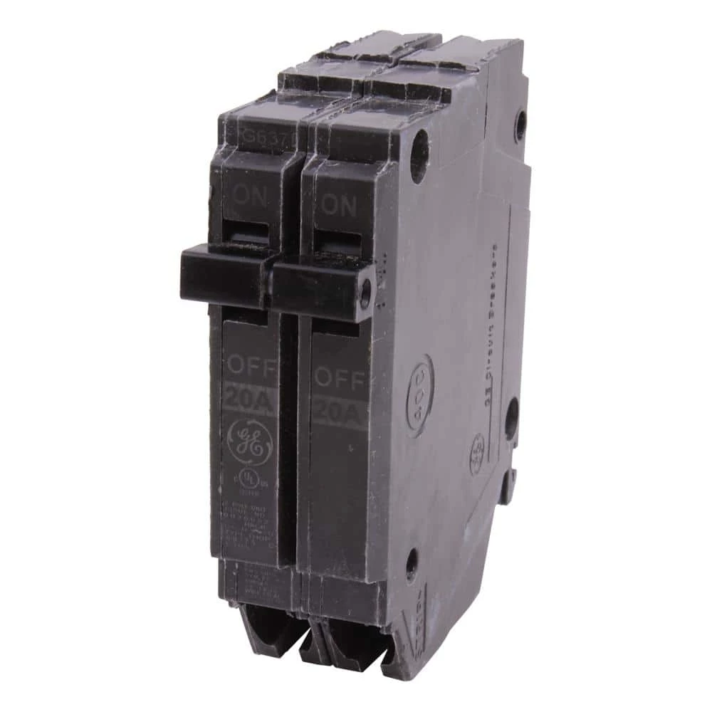 Q-Line 20 Amp 1 in. Double-Pole Circuit Breaker by GE 3 Q-Line 20 Amp 1 in. Double-Pole Circuit Breaker by GE - Image 3