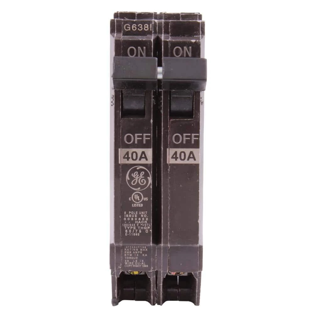 Q-Line 20 Amp 1 in. Double-Pole Circuit Breaker by GE 2 Q-Line 20 Amp 1 in. Double-Pole Circuit Breaker by GE - Image 2