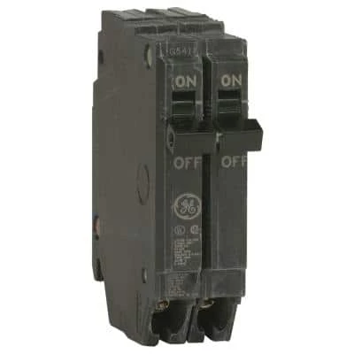 Q-Line 20 Amp 1 in. Double-Pole Circuit Breaker by GE 1 Q-Line 20 Amp 1 in. Double-Pole Circuit Breaker by GE