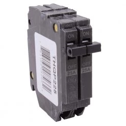 Q-Line 25 Amp 1 in. Double-Pole Circuit Breaker by GE 7 Q-Line 25 Amp 1 in. Double-Pole Circuit Breaker by GE -Home Electronics Shop ge double pole breakers thqp225 1f 1000