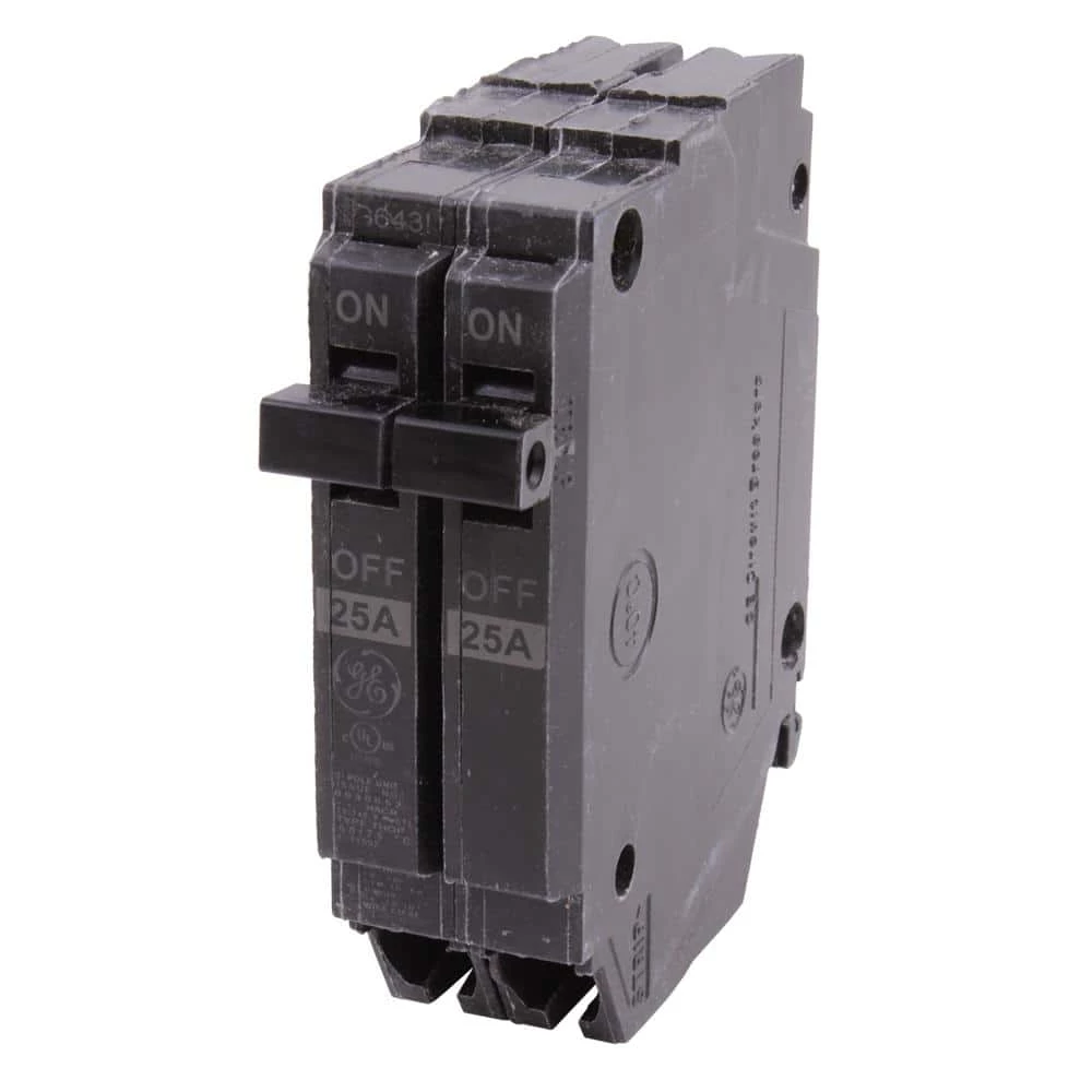Q-Line 25 Amp 1 in. Double-Pole Circuit Breaker by GE 1 Q-Line 25 Amp 1 in. Double-Pole Circuit Breaker by GE