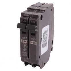Q-Line 40 Amp 1 in. Double Pole Circuit Breaker by GE -Home Electronics Shop ge double pole breakers thqp240 1f 1000