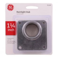 1-1/4 in. Raintight Hub by GE -Home Electronics Shop ge electrical hubs tc125p 4f 1000