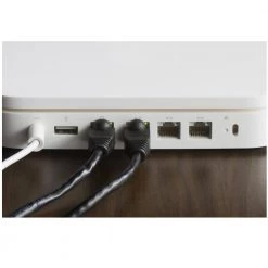 7 ft. Cat5E Ethernet Cable RJ45 Connectors, Black by GE -Home Electronics Shop ge ethernet cables 33763 44 1000