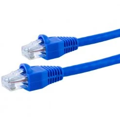 25 ft. Cat6 Ethernet Networking Cable in Blue by GE