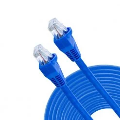 50 ft. Cat6 Ethernet Networking Cable in Blue by GE